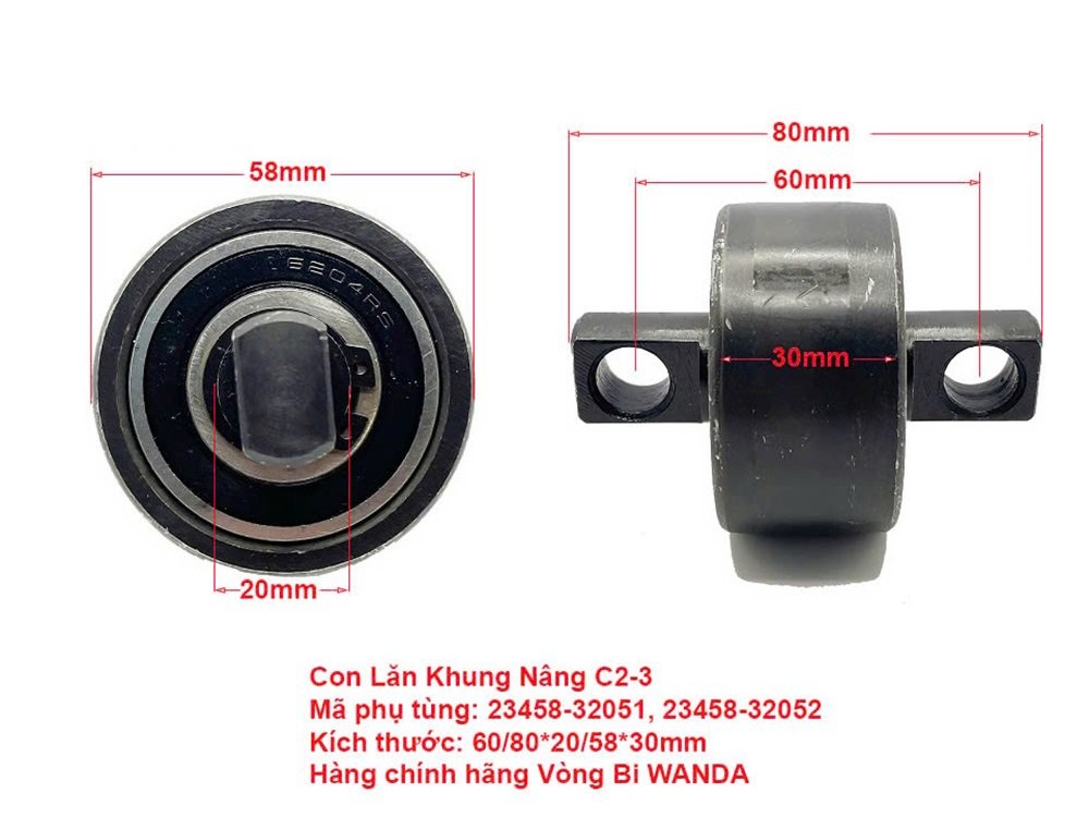 Con Lăn Khung Nâng 23458-32051